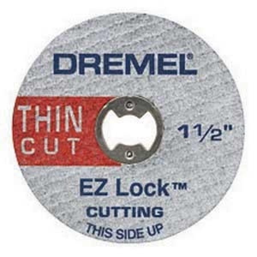 DREMEL EZ LOCK CUTOFF WHEEL 11/2" DIA 12PAK EZ456B